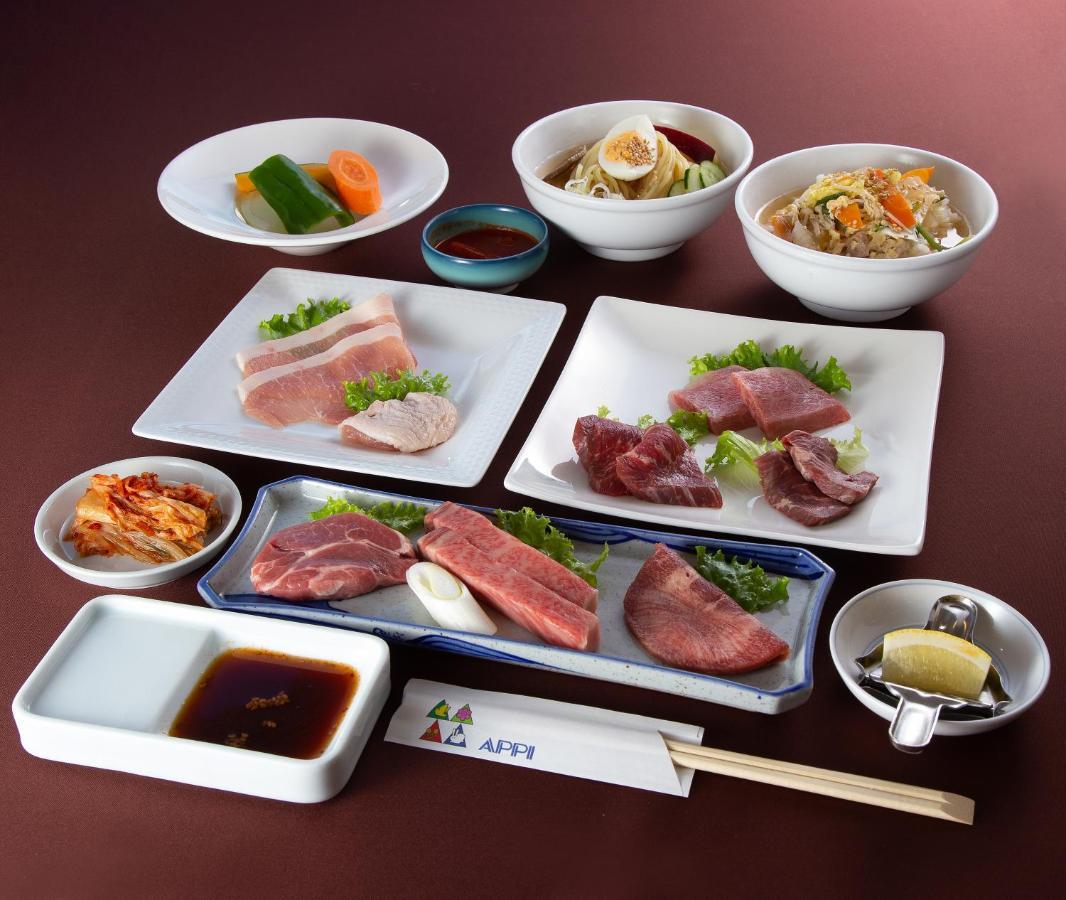 아피 코겐 온센 호텔 하치만타이 외부 사진